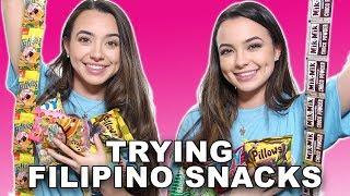 Trying Filipino Snacks - Merrell Twins