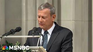 Supreme Court Chief Justice John Roberts eulogizes Sandra Day O'Connor