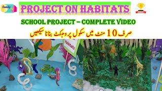 Project on Habitats of animals| Science Project| School Project Assignment| Kids learning| Family TV