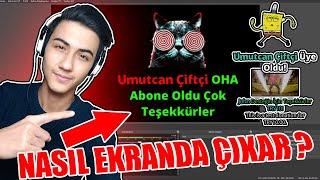 ABONE OLANLARIN BAĞIŞ ATANLARIN ÜYE OLANLARIN İSMİ NASIL EKRANDA ÇIKAR ? ( OBS )