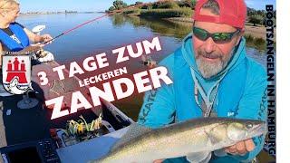 3 Tage zum leckeren Zander (Bootsangeln in Hamburg)