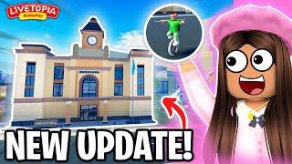 *NEW* TOWN HALL in LIVETOPIA (ROBLOX) Update 168