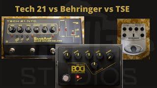 Tech 21 Bass Driver vs Behringer BDI21 vs TSE BOD