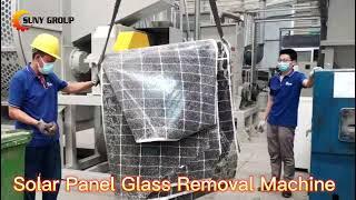 How to Remove Glass from Waste Solar Panels?