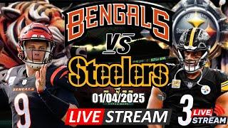 Cincinnati Bengals vs Pittsburgh Steelers | LIVE STREAM week 18