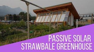 Strawbale Passive Solar Greenhouse