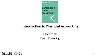 Chapter 10: Equity Financing (Introduction)