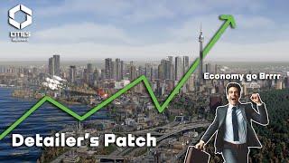 Fixing a DISASTROUS economy with the new Detailer's Patch | Cities Skylines 2