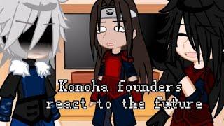 Konoha Founders react to the future...•Naruto• [&](Gacha Club) [BONUS: HashiMada] Hanaewashere