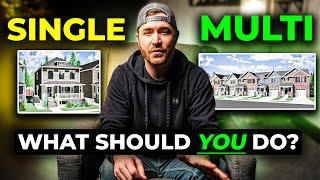 Single Family vs Multi Family Home Investing | The Pros and Cons