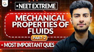 DAY 14 | MECH. PROPERTIES OF FLUIDS PART 2 QUES PRACTICE FOR NEET | QUALITY SPEAKS