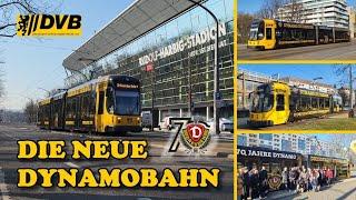 Straßenbahn Dresden - Die neue Dynamobahn ist da !!!