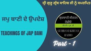 TEACHINGS OF JAP BANI. Part - 1