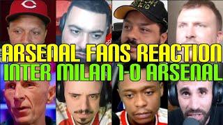 ARSENAL FANS REACTION TO INTER MILAN 1-0 ARSENAL | FANS CHANNEL