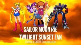 Sailor Moon Rie Twilight Sunset Fan Logo 2