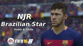 FIFA 16: Neymar Jr. Brazilian Star ● Goals & Skills  ● HD |Pirelli7|