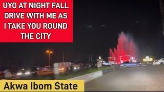 This is how UYO, Akwa Ibom state, Nigeria LOOKS LIKE IN THE NIGHT// DRIVE WITH ME