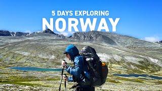 5 Day Wild Camp in Rugged Norwegian Wilderness