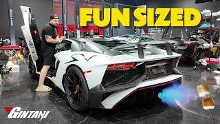 Twin Turbo Lamborghini SV with a MINIATURE Gintani Exhaust?!