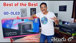 Best of the Best 240 Hz QD OLED HDR Monitor 2025  Unboxing in Telugu...