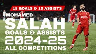 Mohamed Salah ● All Goals and Assists in 2024-25 All Competitions so far