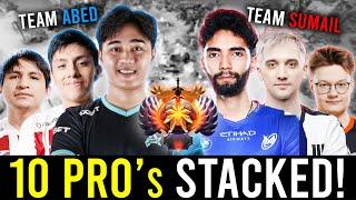 TEAM ABED vs TEAM SUMAIL! - 10 PRO's STACKED ALLSTAR GAME!