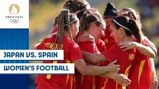  Japan vs. Spain  | Women’s Football Group Stage Match | Paris 2024 Highlights