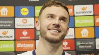 Hoffenheim 2-3 Spurs James Maddison Interview | UEFA Europa League | Tottenham Hotspur COYS THFC UEL