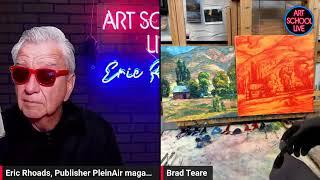 Free Art Lesson : How to Use a Value Finder to Paint from a Plein Air Sketch with Brad Teare