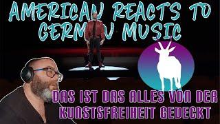 American Reacts to Das ist das alles von der Kunstfreiheit Gedeckt by die Antelopen Gang/Danger Dan