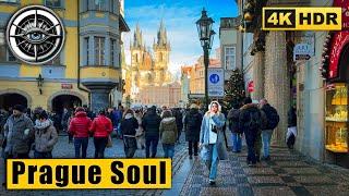 Tune in to the Prague Wave | Virtual Walking Tour of Old Town  Czech Republic 4k HDR ASMR