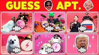 Guess A.P.T. Songs & Versions by Their Voice | ROSÉ & Bruno Mars A.P.T. Song Covers Quiz 