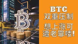 BTC均线横向抛压双重压制，即将去往更低点？