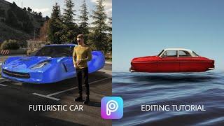 How To Create Futuristic Car Edit | Picsart Tutorial