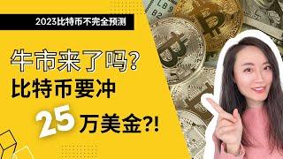 2023比特币价格会冲25万美金吗？丨比特币不完全价格预测