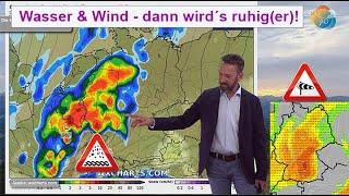 "Gerda" & "Kirk": Wasser & Wind (Sturm), dann wird es ruhig(er). Wettervorhersage 08.-15.10.2024.