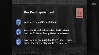 Unterrichtsmaterial: Weimarer Republik: Die Weimarer Verfassung – Filme für den Unterricht