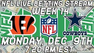 Cincinnati Bengals vs Dallas Cowboys LIVE Bet Stream | NFL Football Week 14