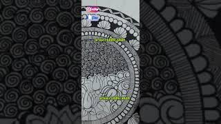 New mandala in making #artistriddhishah #mandala #penart #pendrawing #fineliners #brustro #stippling