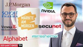 DAX auf Rekordjagd - Nvidia, JPMorgan, Alphabet, Gerresheimer, Secunet, Schott Pharma, VIG