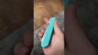 BESTECHMAN Dundee Sheepfoot, designed by Ostap Hel. Light Blue version.#bestechvideos #edc #edccarry