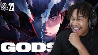 GODS ft. NewJeans (뉴진스) (Official Music Video) | Worlds 2023 Anthem - League of Legends - REACTION