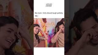 Alia Bhatt Being Herself And Laughing Her Heart Out #shorts #aliabhatt #varundhawan #trending #funny