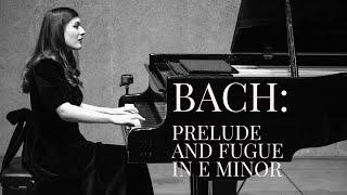 Bach: Prelude and fugue in E minor BWV 855  LIVE | Olga Ivanova, piano