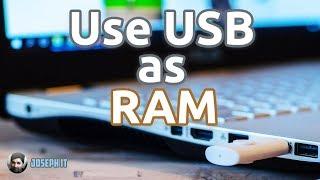 How to use USB flash drive as RAM | Increase PC speed