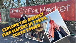 Tokyo Japan - Explore The Biggest Flea Market In Tokyo And Tokyo Tower Part 3