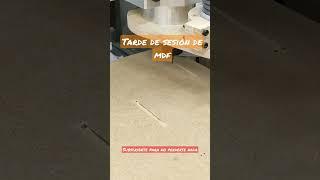 Tarde de corte de mdf con routercnc