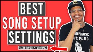 BEST Song Setup Audio Settings For Recording Songs In Studio One (Studio One Song Setup Tutorial)