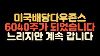미국배당다우존스 6천주 적립했습니다 l 장기적립식 SCHD 배당주