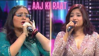 Aaj Ki Raat by Ritika and Madhubanti | Indian Idol S15 | Talent Tapes